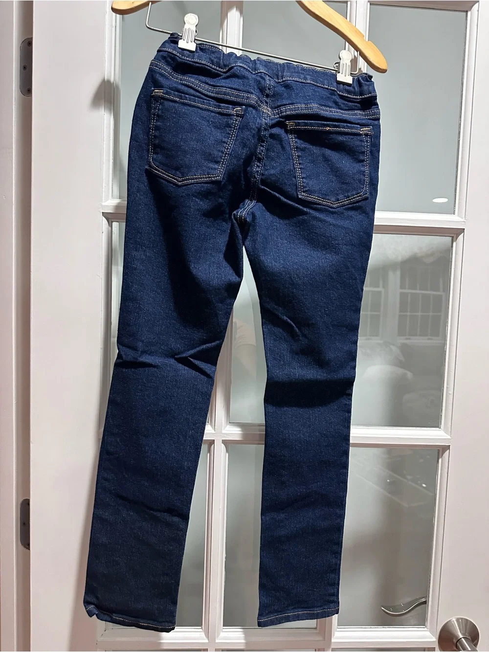 Old Navy Dark Blue Girls' Stretch Denim Jeans size 10-12 slim